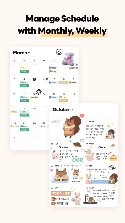 DAYOL : Journal, Calendar