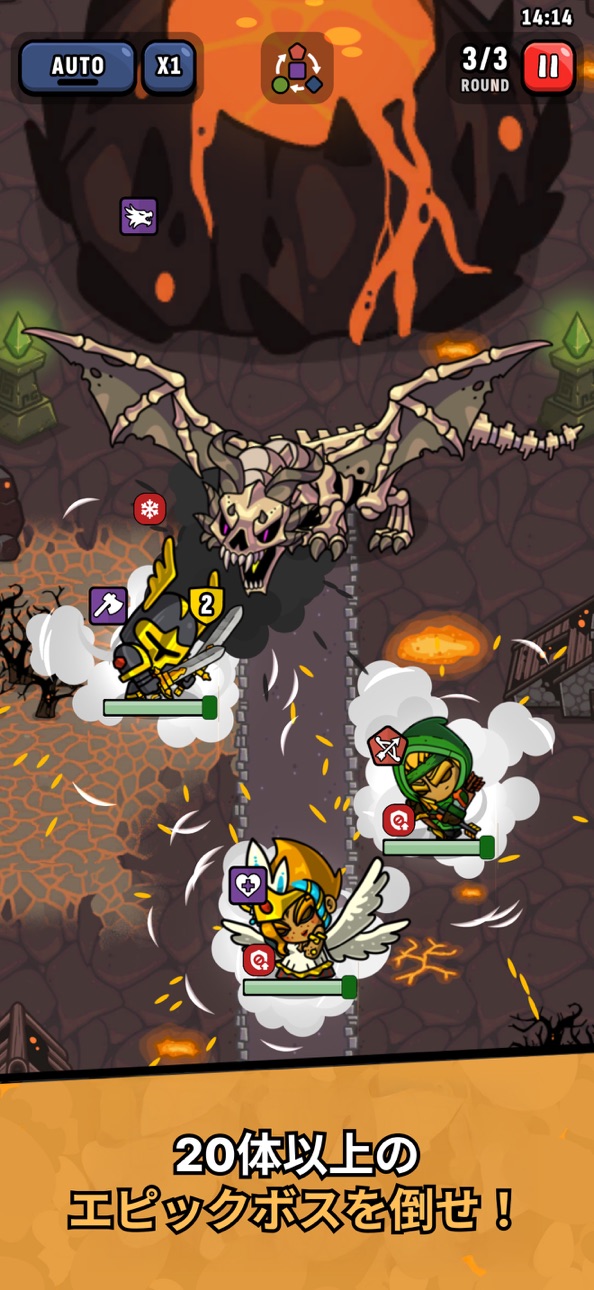 Heroes & Dragons: Tactical RPG Hack screenshot 1 - iOS game interface