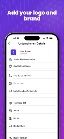 Invoice Creator l Kivana iPhone screenshot