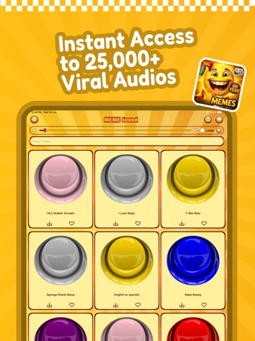 Meme Soundboard - Funny Sounds iPad screenshot