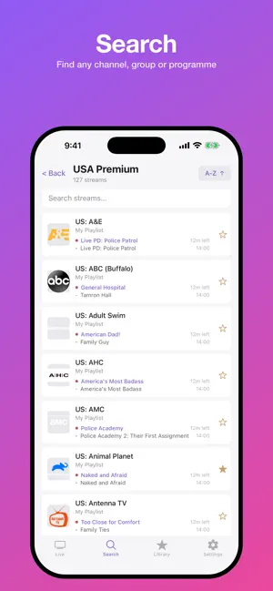 OpenIPTV screenshot 2