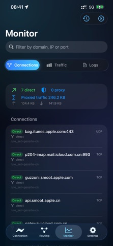 JNet VPN iPhone screenshot
