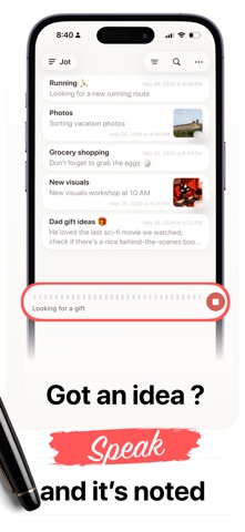 Jot - AI quick notes-taking Screenshot 2 of 6