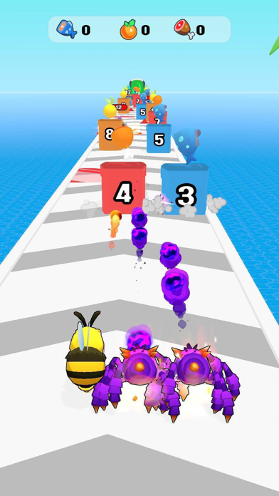 Monster Evolution Run & Battle Screenshot