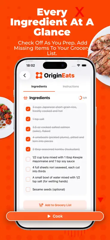 OriginEats: Recipes & Cookbook screenshot 8 of 10