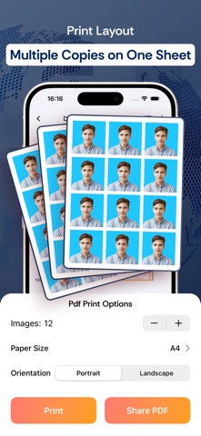 Passport Size Photo - ID Maker screenshot