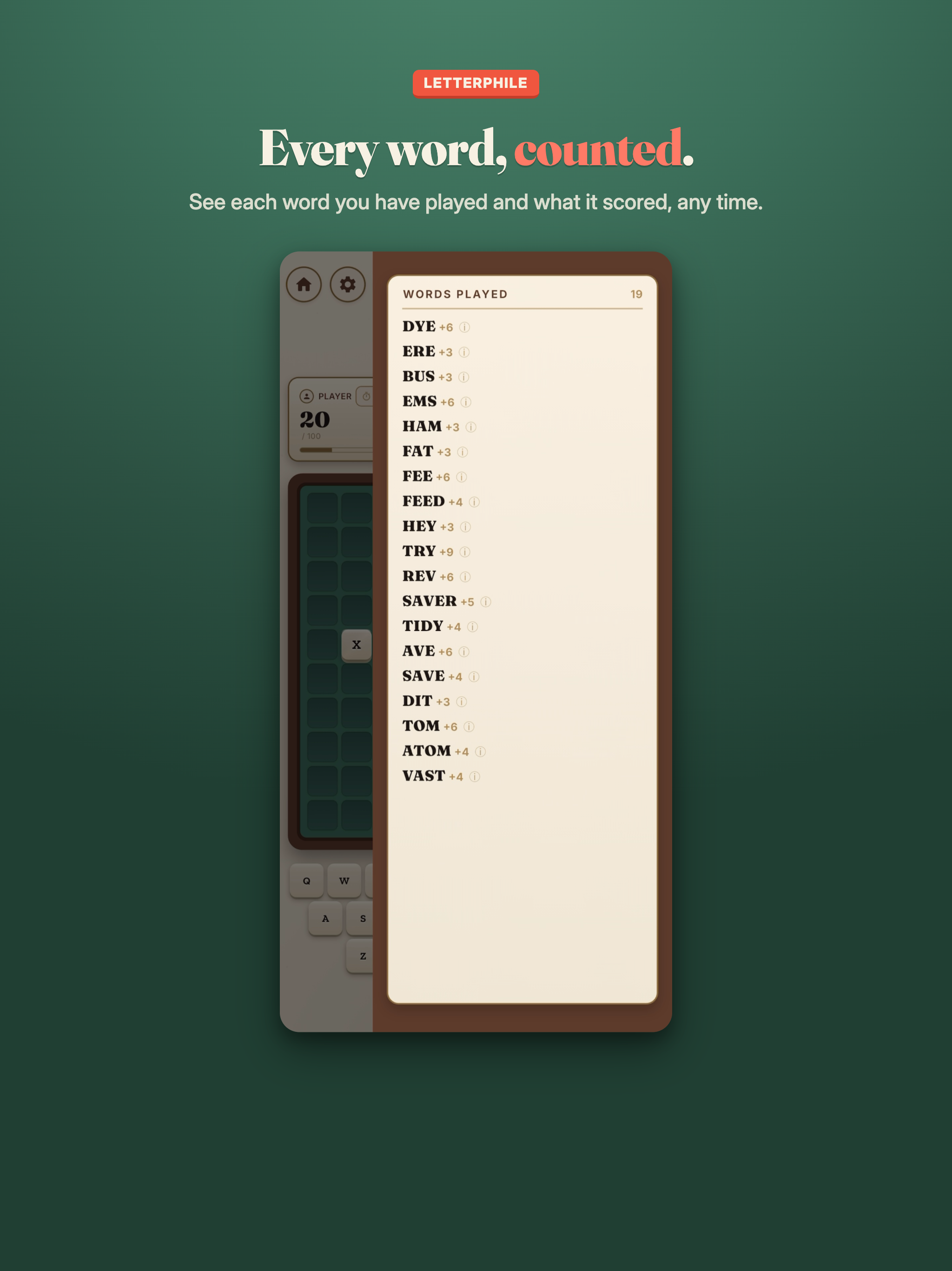 Letterphile - Word Strategy screenshot 11