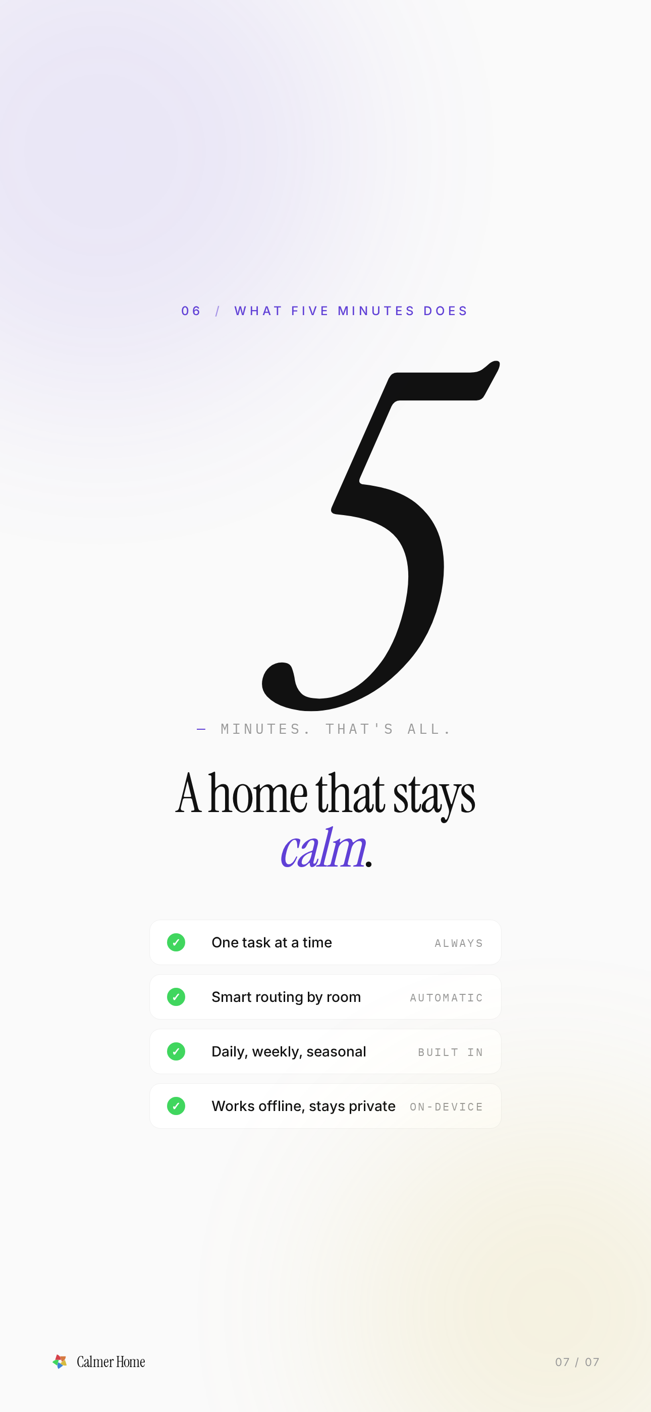 Calmer Home