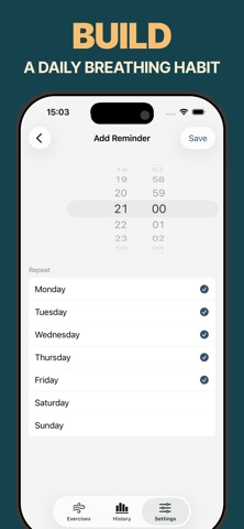Breather Coach: Box Breathing iPhone screenshot