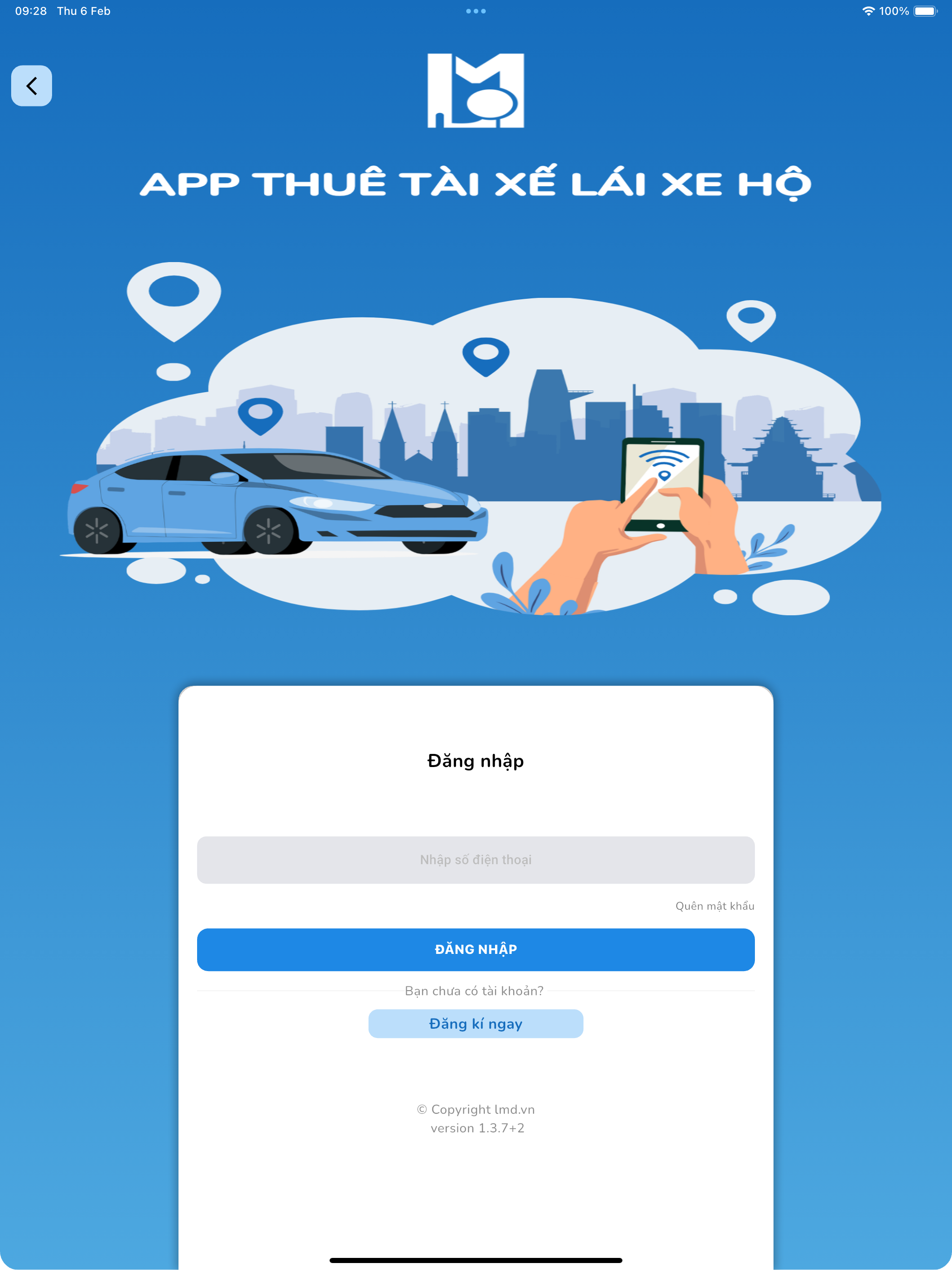 LMD - Thuê tài xế lái xe hộ screenshot 7