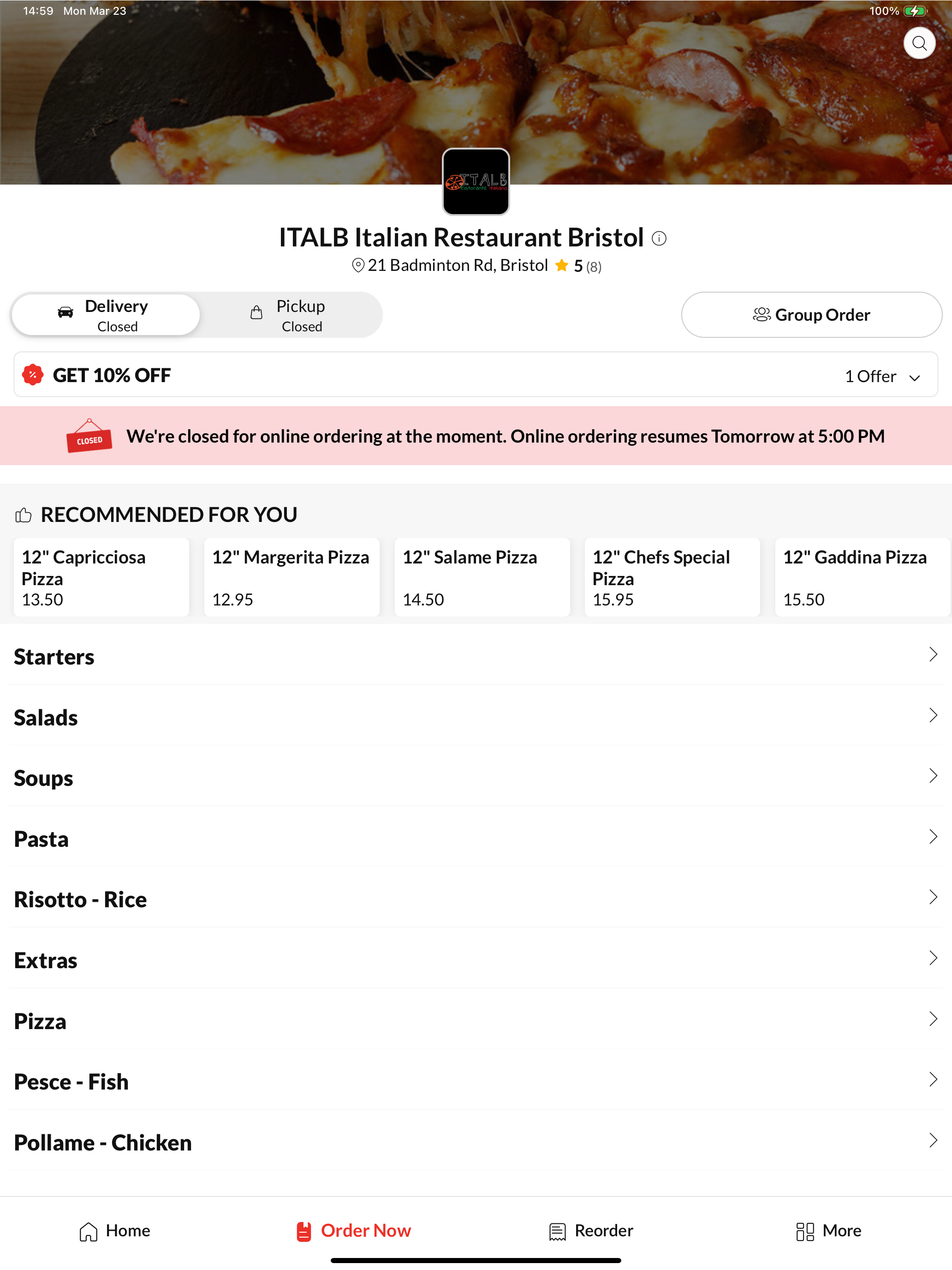 ITALB Italian Restaurant screenshot 6