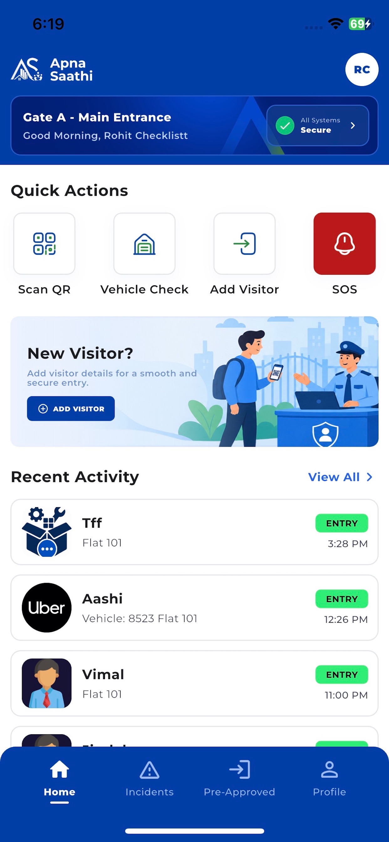Screenshot 1 of AS Security