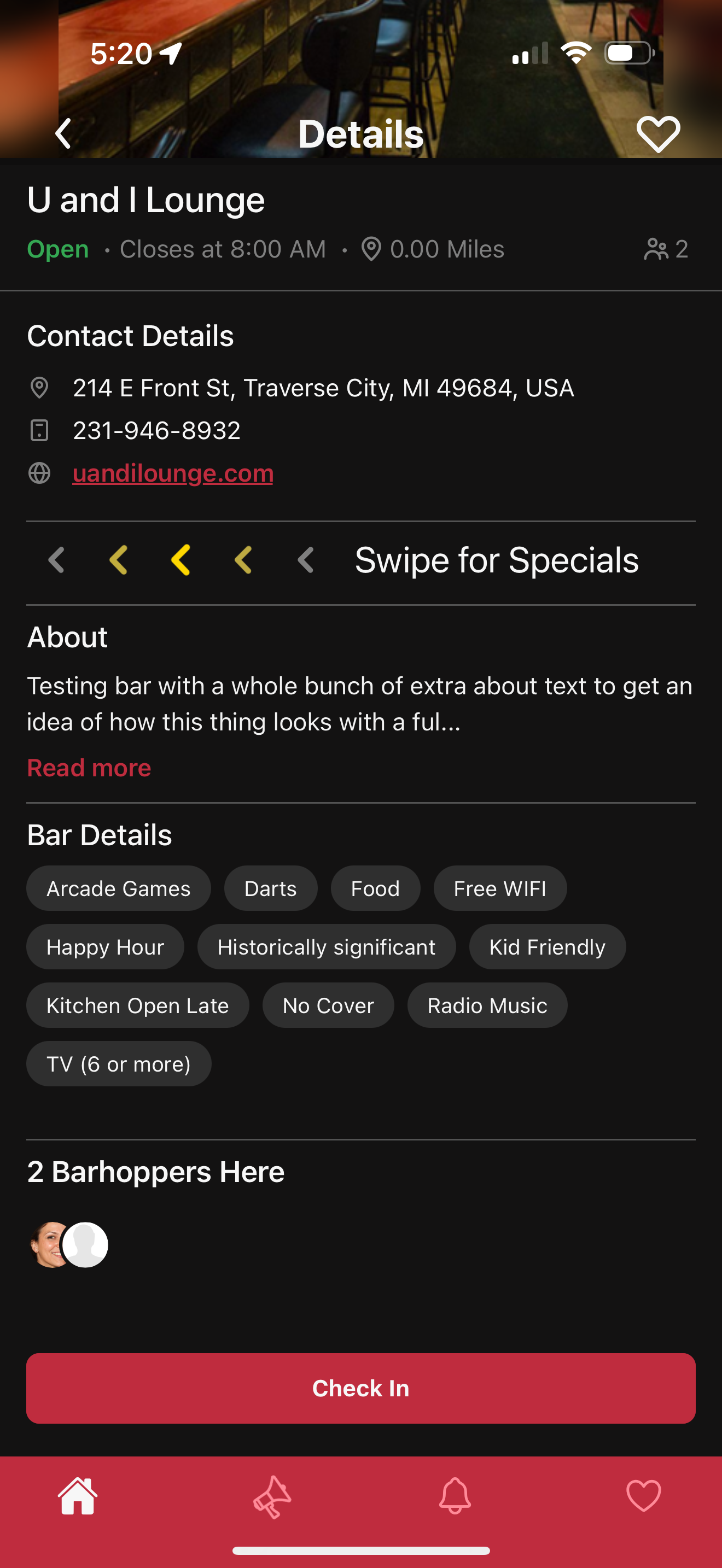BARHOPPER APP