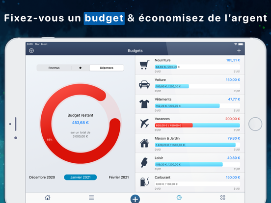 Screenshot #6 pour MoneyStats - Dépense et Budget