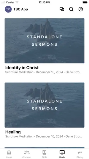 The Sanctuary Church App screenshot 3