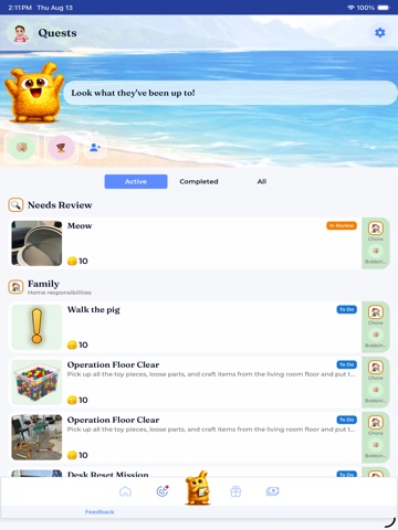RiseOhana iPad screenshot