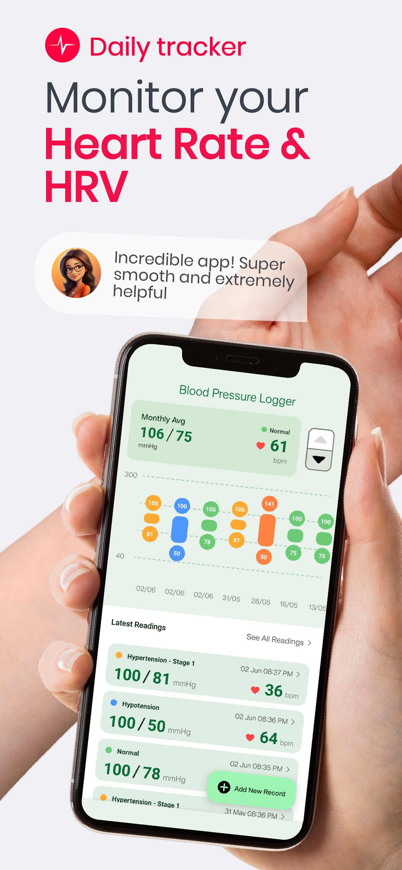 Blood Pressure Log: BP Monitor