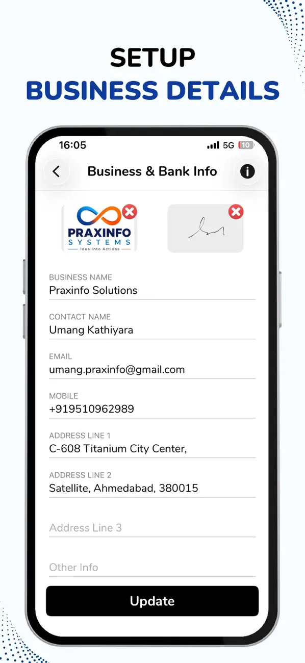 Screenshot #3 pour Estimate & Invoice - Maker