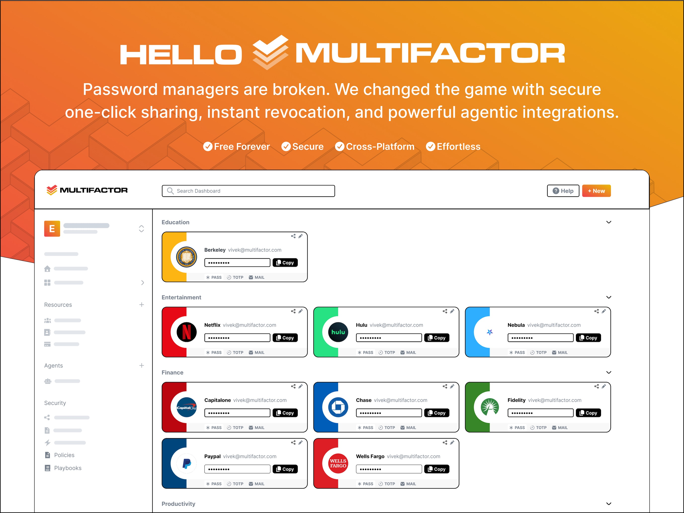 Multifactor - Account Manager