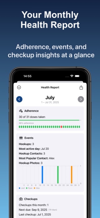 PrEP Pill Reminder & Tracker Screenshot 6 of 7