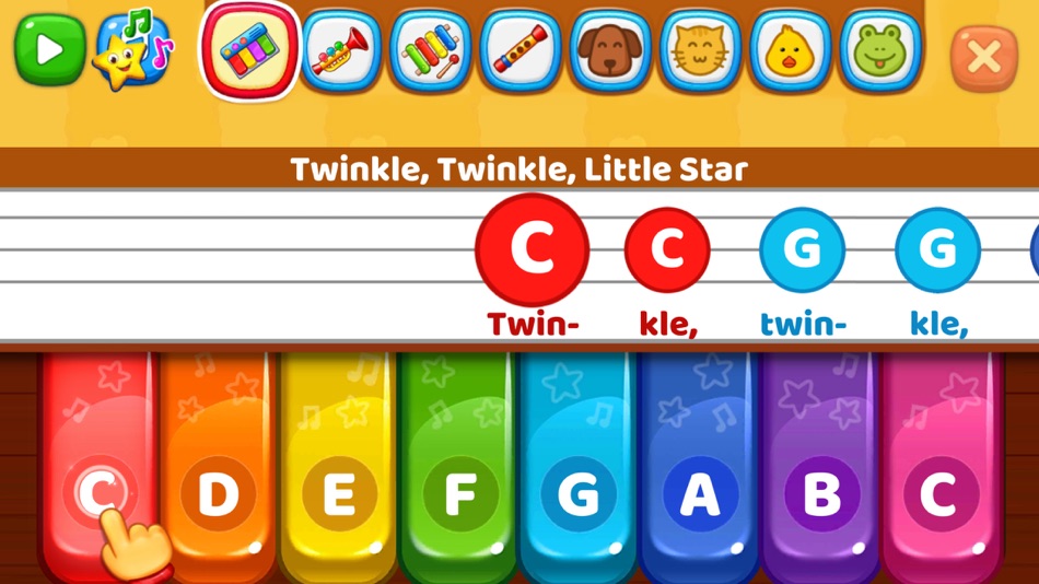 #6. Baby Games: Piano, Baby Phone (iOS) Ved: RV AppStudios LLC