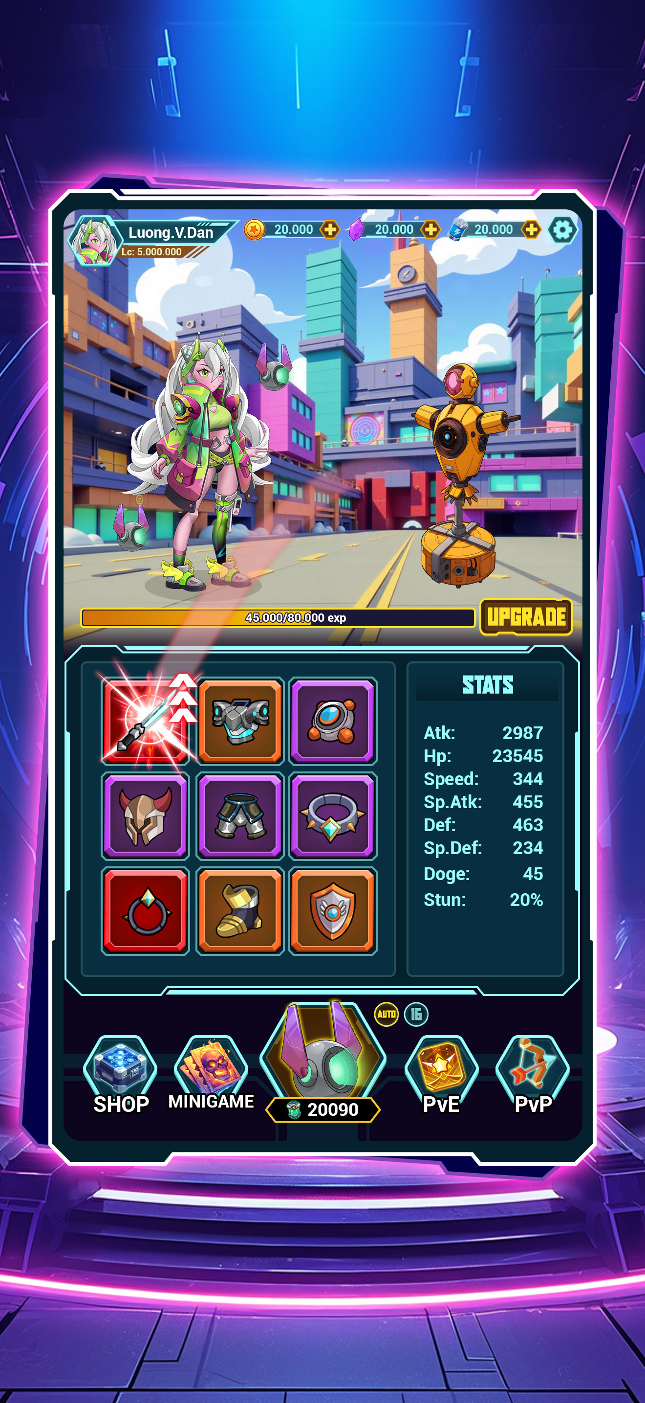 Idle Cyber Clash screenshot 3
