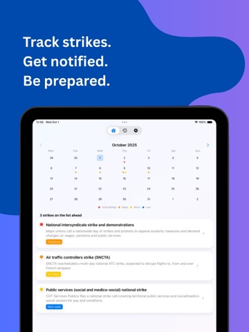Strike Tracker: Work & Travel