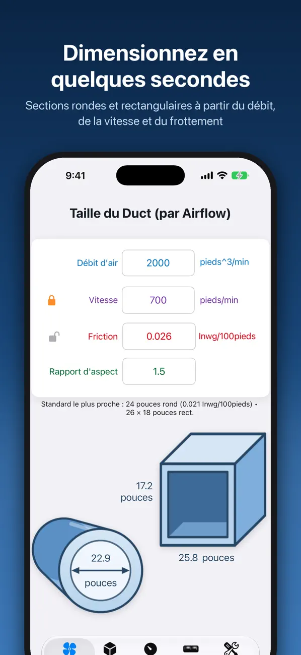 Screenshot #1 pour Calculatrice Conduit Elite