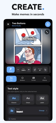 Meme Maker - GIF Creator Screenshot 1 of 5