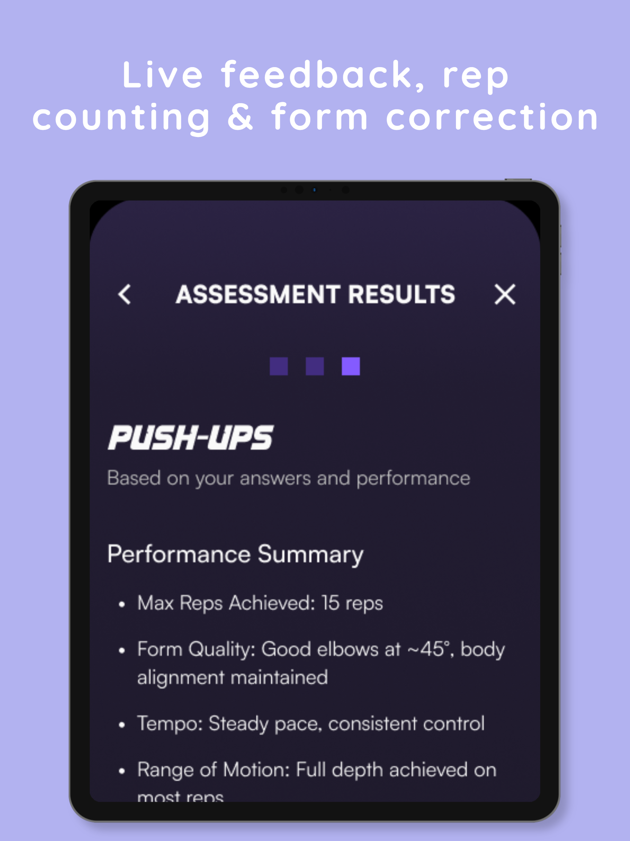 ChAIron: Your AI fitness coach
