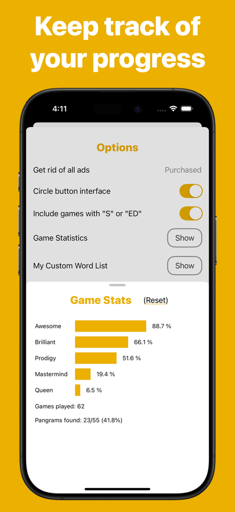 Spelling Queen Pangrams screenshot 4