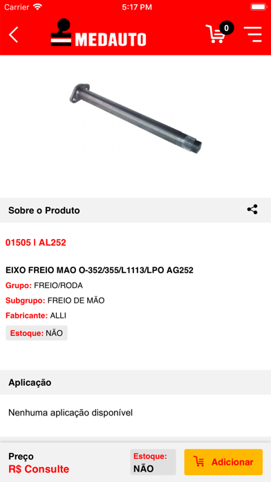 Medauto Catálogo de Peças Screenshot