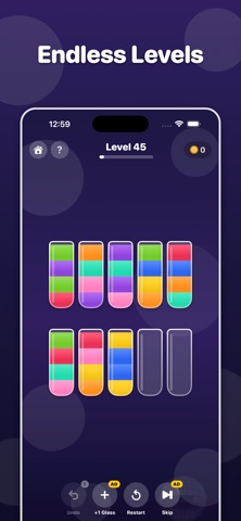 Water Sort: Cocktail Puzzle Screenshot 3 of 4