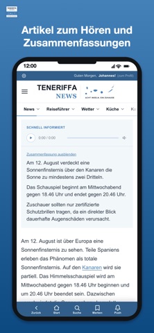 Teneriffa News Screenshot 7 of 10