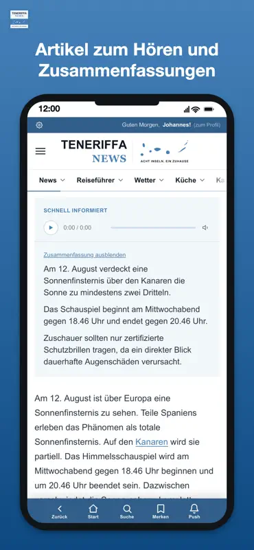 Teneriffa News screenshot 7 of 10