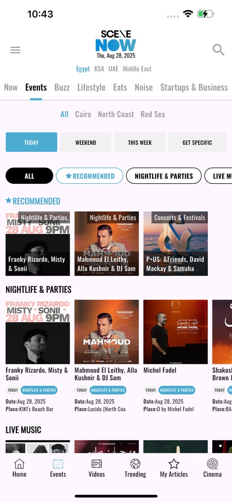 SceneNow - News App | MWM