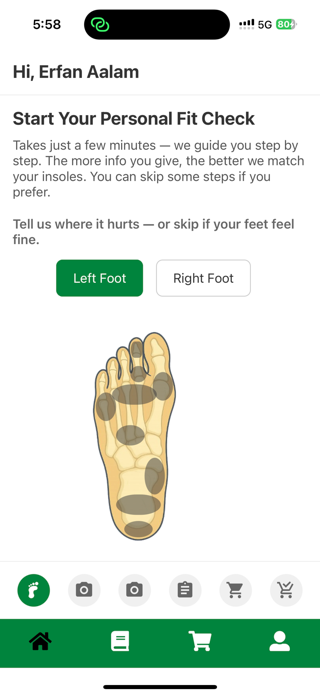MyFootFirst Screenshot 1 of 10