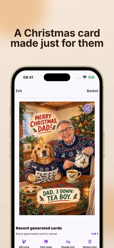 Silly Robot: AI Greeting Cards screenshot 1 of 6