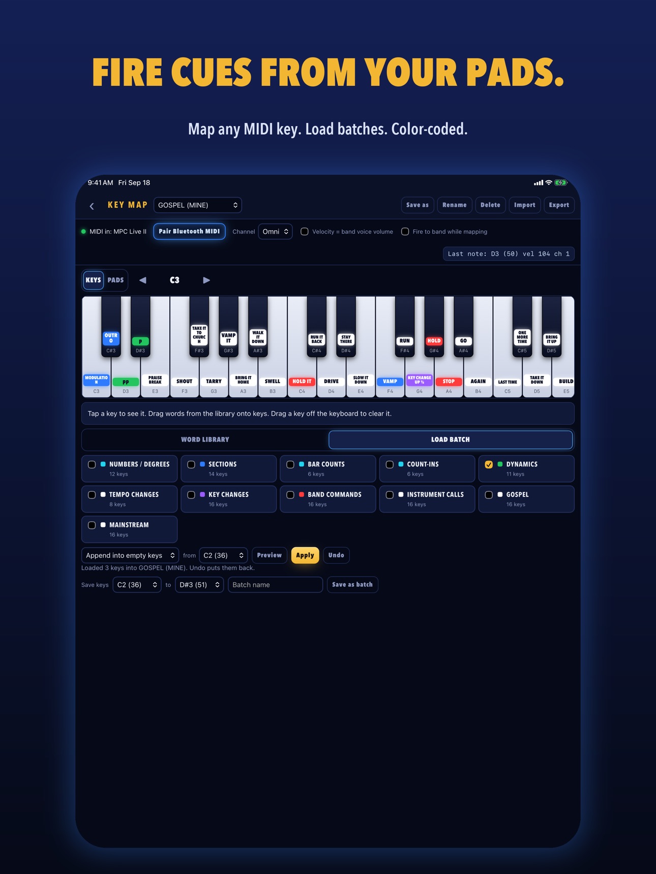 Screenshot 10 of FOLLOW ME: Live Band Cues