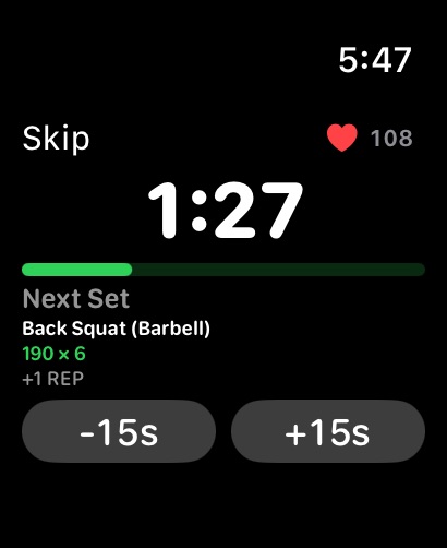 Apple Watch screenshot