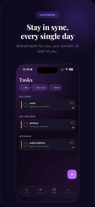 LuviDuo: Couples App Screenshot 2 of 9