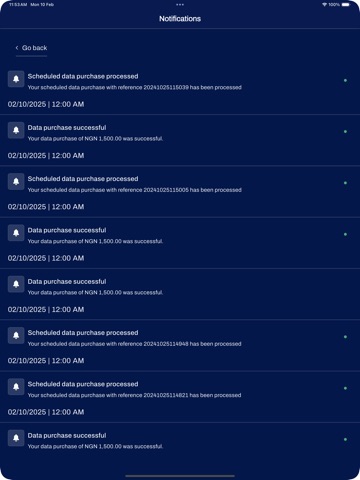 MonieBoxx - Bills made easy iPad screenshot