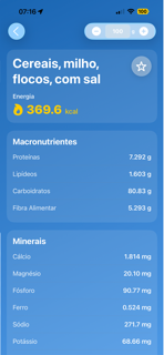 Tabela TACO Dados Nutricionais screenshot 3