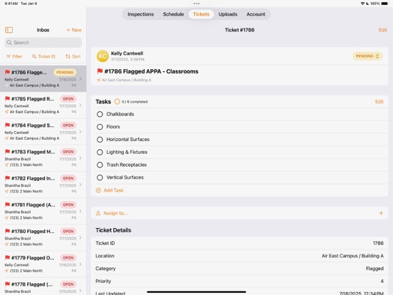 OrangeQC iPad screenshot 7 - Business app