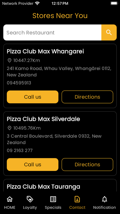Pizza Club Nz Screenshot