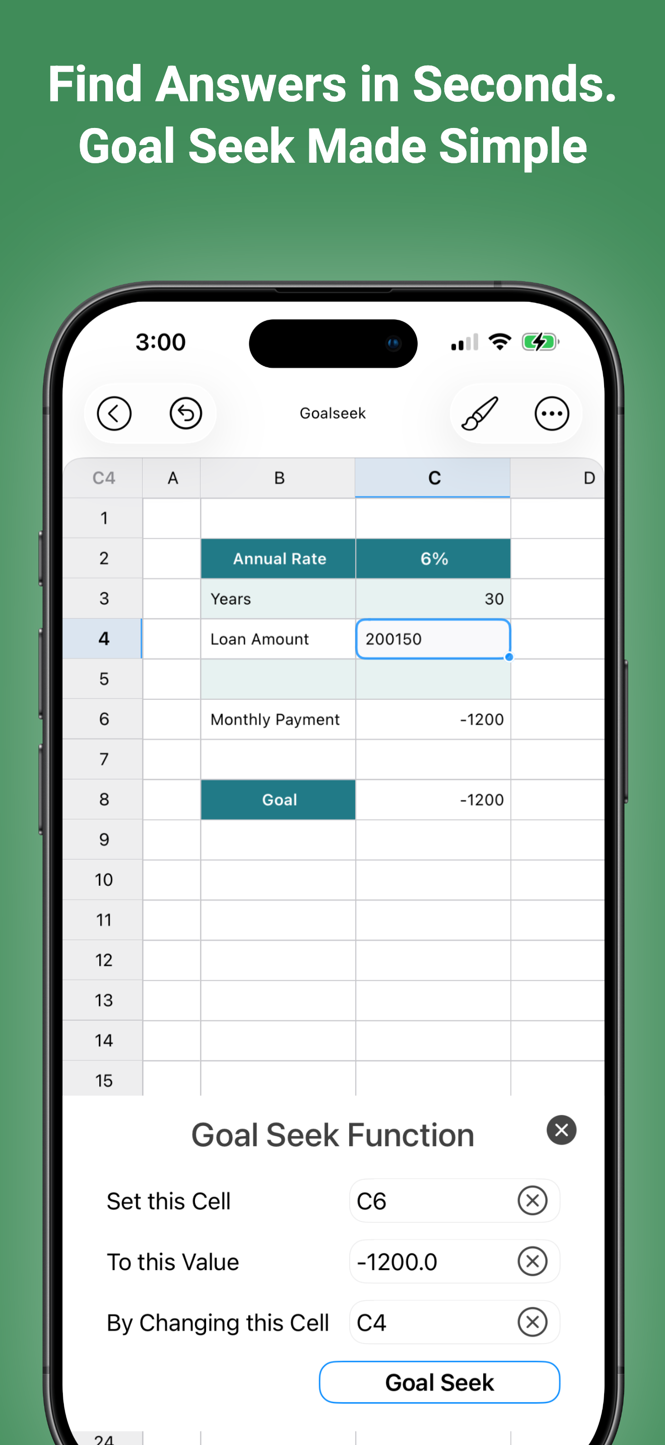 The Spreadsheet App. - Sheets
