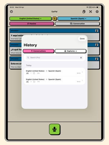 EarPal Translator iPad screenshot