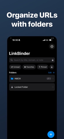 Linkbinder: URL Organizer screenshot