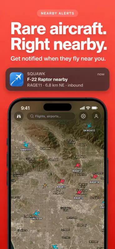 Squawk: Live Flight Tracker screenshot 1 of 7