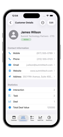 Customer Manager Pro-My Client のスクリーンショット